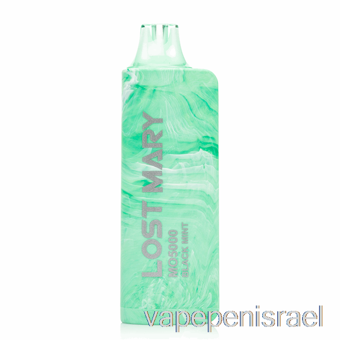 חד פעמי Vape Israel איבד מרי Mo5000 חד פעמי מנטה שחורה